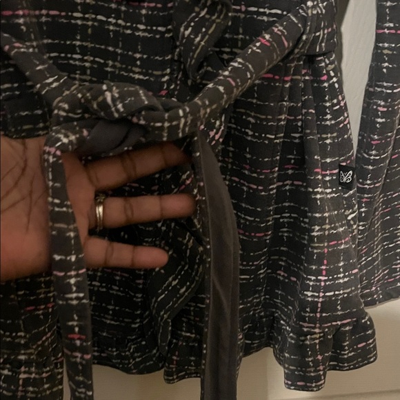 Self Esteem Black and Pink Plaid Blazer - Picture 9 of 9